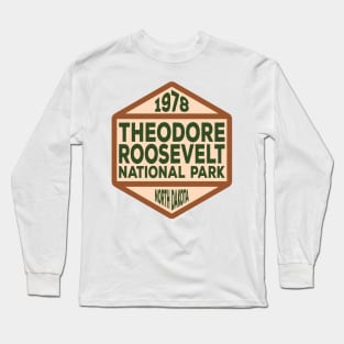 Theodore Roosevelt National Park badge Long Sleeve T-Shirt